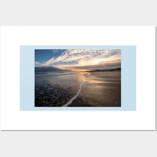 December daybreak at Druridge Bay Posters and Art